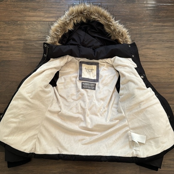Abercrombie hooded parka, Women, Size S black - Picture 4 of 8